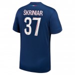 Günstige Fußballtrikots Paris Saint-Germain Skriniar 37 Heimtrikot 2024-25 Kurzarm